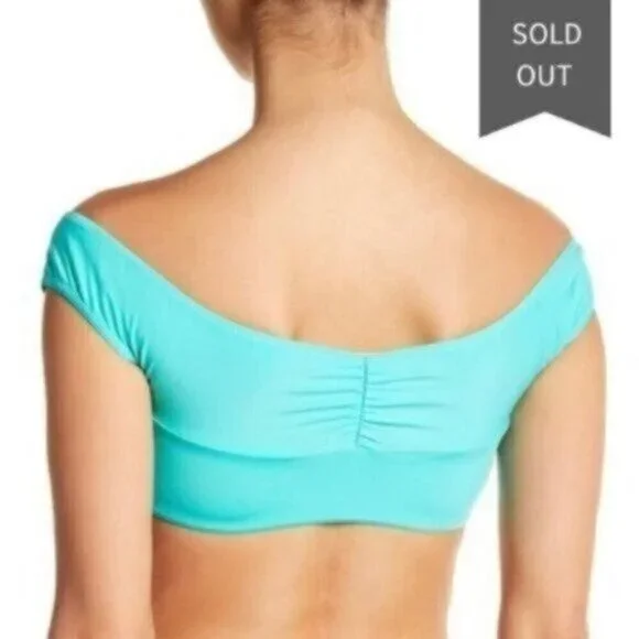 NWT Jessica Simpson Bikini Set Size Small Blue Black Bathing Suit